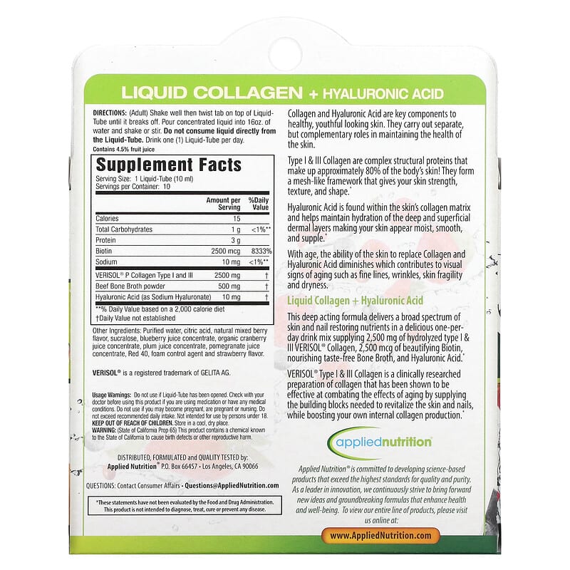 Thực phẩm bổ sung Applied Nutrition chính hãng