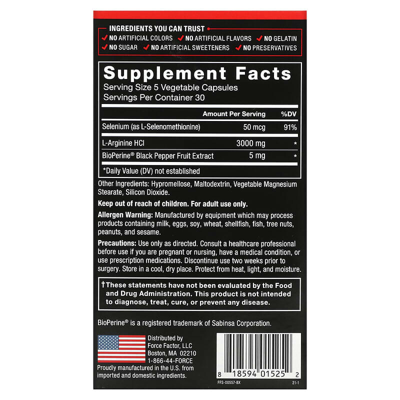 Thực phẩm bổ sung Force Factor chính hãng