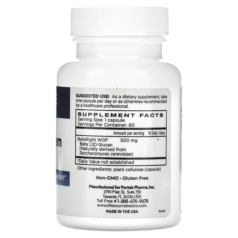 Thực phẩm bổ sung Life Source Basics (WGP Beta Glucan) chính hãng