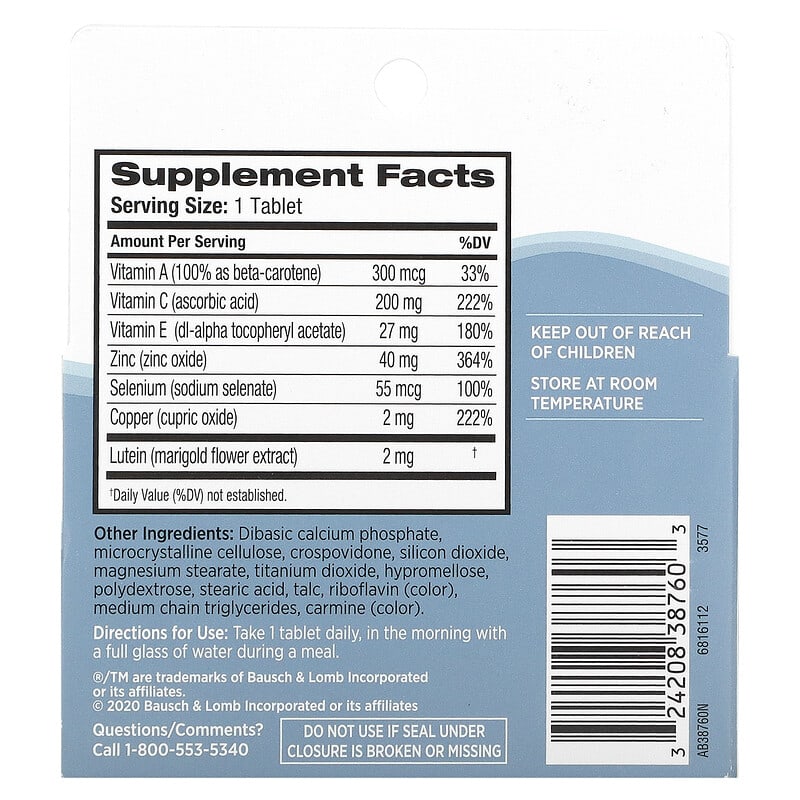 Thực phẩm bổ sung Ocuvite chính hãng