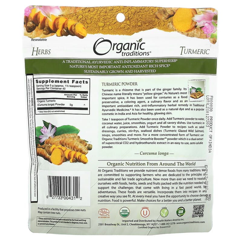 Thực phẩm bổ sung Organic Traditions chính hãng