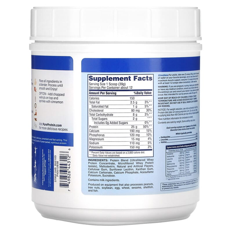 Thực phẩm bổ sung Pure Protein chính hãng