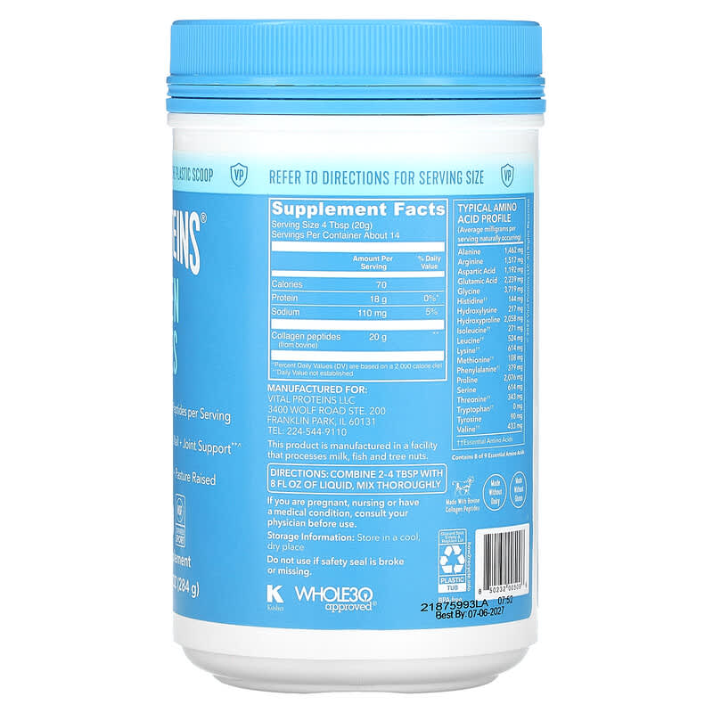 Thực phẩm bổ sung Vital Proteins chính hãng
