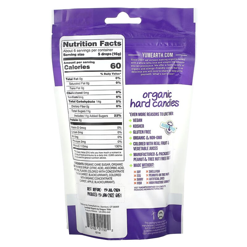 Thực phẩm bổ sung YumEarth chính hãng