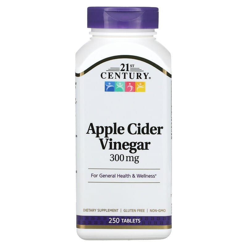 21st Century Apple Cider Vinegar 300 mg 250 Tablets 8 Thực phẩm chức năng 21st Century Apple Cider Vinegar 300 mg 250 Tablets 740985228487