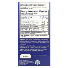 Thực phẩm bổ sung 21st Century Arthri-Flex Advantage + Turmeric 90 Vegetarian Capsules 740985279243