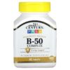 Thực phẩm chức năng 21st Century B-50 Complex Prolonged Release 60 Tablets 740985222515
