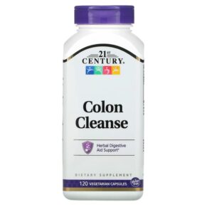 Thực phẩm chức năng 21st Century Colon Cleanse 120 Vegetarian Capsules 740985228463