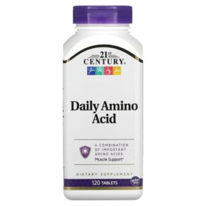 Thực phẩm chức năng 21st Century Daily Amino Acid 120 Tablets 740985225578