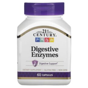 Thực phẩm chức năng 21st Century Digestive Enzymes 60 Capsules 740985225561