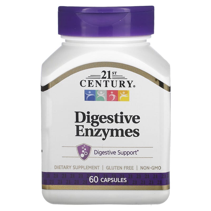 21st Century Digestive Enzymes 60 Capsules 8 Thực phẩm chức năng 21st Century Digestive Enzymes 60 Capsules 740985225561
