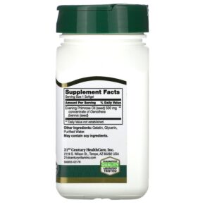 Thực phẩm bổ sung 21st Century Evening Primrose Oil Women's Health Support 60 Softgels 740985218280