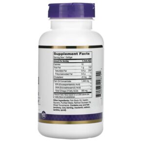 Thực phẩm bổ sung 21st Century Fish Oil 1.000 mg 120 Softgels 740985228722