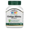 Thực phẩm chức năng 21st Century Ginkgo Biloba Extract Standardized 60 Vegetarian Capsules 740985212493