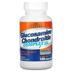Thực phẩm chức năng 21st Century Glucosamine Chondroitin Complex Plus MSM Advanced Triple Strength 120 Tablets 740985274385
