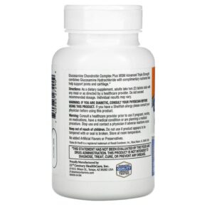 Thực phẩm bổ sung 21st Century Glucosamine Chondroitin Complex Plus MSM Advanced Triple Strength 80 Tablets 740985272909