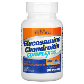Thực phẩm chức năng 21st Century Glucosamine Chondroitin Complex Plus MSM Advanced Triple Strength 80 Tablets 740985272909
