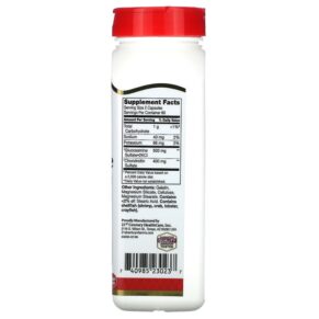 Thực phẩm bổ sung 21st Century Glucosamine / Chondroitin Original Strength 250 mg / 200 mg 120 Easy to Swallow Capsules 740985230237