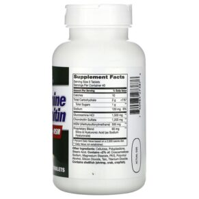 Thực phẩm bổ sung 21st Century Glucosamine & Chondroitin Plus Hyaluronic Acid + MSM 120 Tablets 740985273876