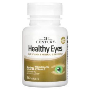 Thực phẩm chức năng 21st Century Healthy Eyes Extra With Lutein Zinc & Vitamin B 36 Tablets 740985274187