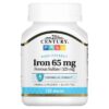 Thực phẩm chức năng 21st Century Iron 65 mg 120 Tablets 740985226704