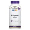 Thực phẩm chức năng 21st Century L-Lysine 1.000 mg 90 Tablets 740985280638