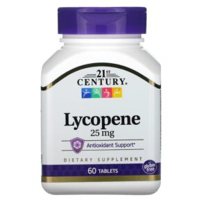 Thực phẩm chức năng 21st Century Lycopene 25 mg 60 Tablets 740985224007