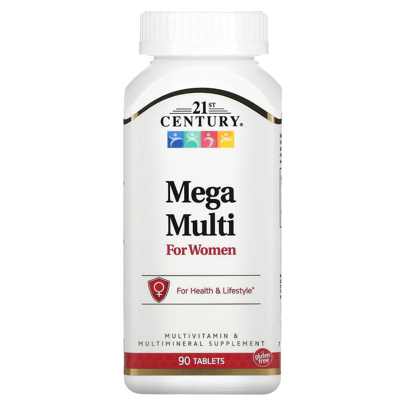 21st Century Mega Multi for Women 90 Tablets 8 Thực phẩm chức năng 21st Century Mega Multi for Women 90 Tablets 740985226599