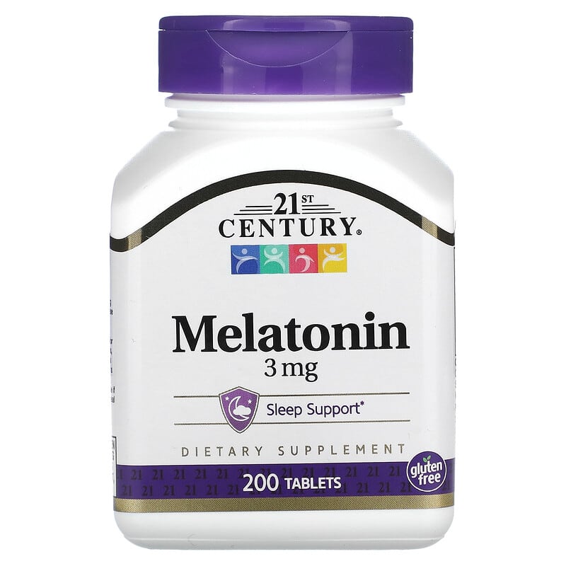 21st Century Melatonin 3 mg 200 Tablets 8 Thực phẩm chức năng 21st Century Melatonin 3 mg 200 Tablets 740985227213