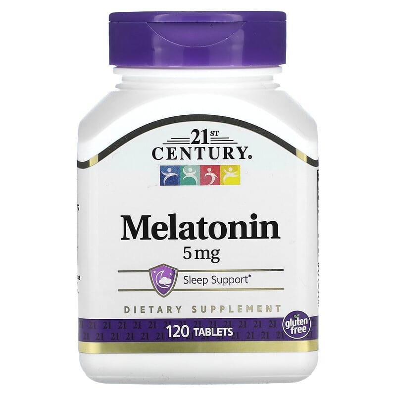 21st Century Melatonin 5 mg 120 Tablets 8 Thực phẩm chức năng 21st Century Melatonin 5 mg 120 Tablets 740985270875
