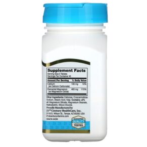 Thực phẩm bổ sung 21st Century MgO-400 90 Tablets 740985270721