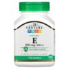 21st Century Natural Vitamin E 268 mg (400 IU) 110 Softgels 5 Thực phẩm chức năng 21st Century Natural Vitamin E 268 mg (400 IU) 110 Softgels 740985223437