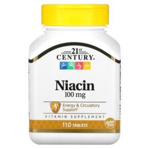 Thực phẩm chức năng 21st Century Niacin 100 mg 110 Tablets 740985213643