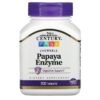 Thực phẩm chức năng 21st Century Papaya Enzyme Chewable 100 Tablets 740985226629