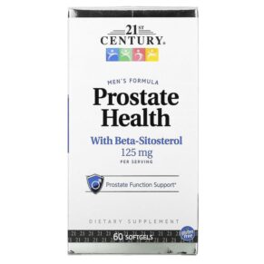 Thực phẩm chức năng 21st Century Prostate Health with Beta-Sitosterol 125 mg 60 Softgels 740985280119
