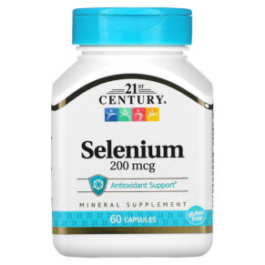 Thực phẩm chức năng 21st Century Selenium 200 mcg 60 Capsules 740985211540