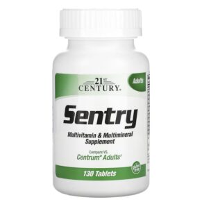 Thực phẩm chức năng 21st Century Sentry Adults Multivitamin & Multimineral Supplement 130 Tablets 740985223802