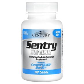 Thực phẩm chức năng 21st Century Sentry Senior Multivitamin & Multimineral Supplement Men 50+ 100 Tablets 740985275405
