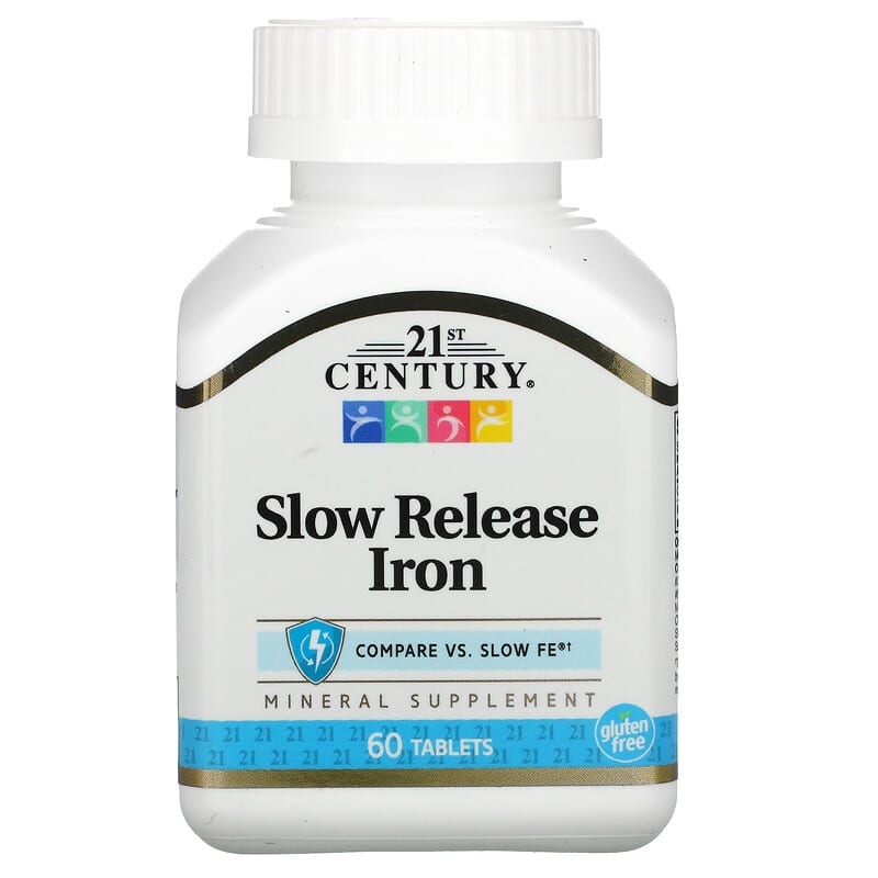 21st Century Slow Release Iron 60 Tablets 8 Thực phẩm chức năng 21st Century Slow Release Iron 60 Tablets 740985273432