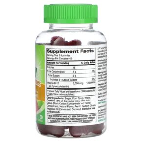 Thực phẩm bổ sung 21st Century VitaJoy Gummies B-12 Extra Strength Raspberry 1500 mcg 90 Gummies 740985280867
