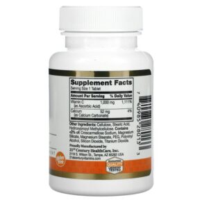 Thực phẩm bổ sung 21st Century Vitamin C 1.000 mg 60 Tablets 740985280133