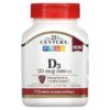 21st Century Vitamin D3 125 mcg 110 Rapid Release Softgels 4 Thực phẩm chức năng 21st Century Vitamin D3 125 mcg 110 Rapid Release Softgels 740985280591
