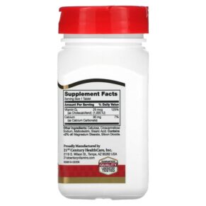 Thực phẩm bổ sung 21st Century Vitamin D3 25 mcg (1.000 IU) 300 Tablets 740985272923