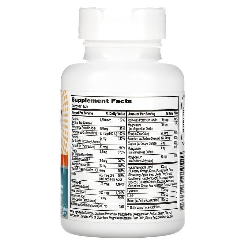 21st Century Wellify Men's 50+ Multivitamin Multimineral 65 Tablets 2 Thực phẩm bổ sung 21st Century Wellify Men's 50+ Multivitamin Multimineral 65 Tablets 740985224526