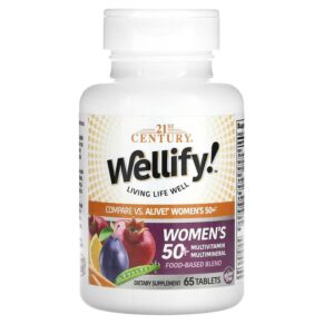 Thực phẩm chức năng 21st Century Wellify! Women's 50+ Multivitamin Multimineral 65 Tablets 740985224601