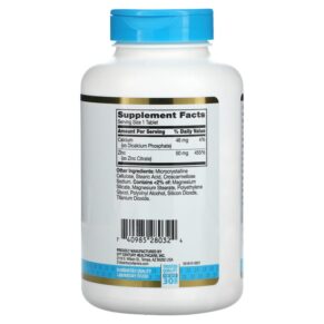 Thực phẩm bổ sung 21st Century Zinc Citrate 50 mg 360 Tablets 740985280324