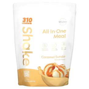 Thực phẩm chức năng 310 Nutrition All-In-One Meal Shake Caramel Sundae 28.7 oz (814.8 g) 810018832124