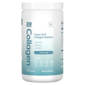 Thực phẩm chức năng 310 Nutrition Collagen Type I & ll Collagen Peptides Unflavored 10.9 oz (309 g) 810018831677