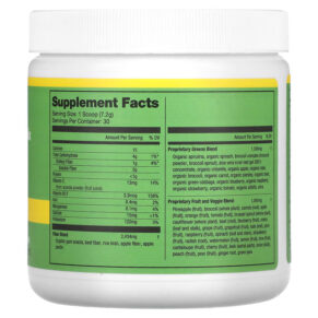 Thực phẩm bổ sung 310 Nutrition Greens Superfood Mix Apple Banana 7.62 oz (216 g) 810018831790