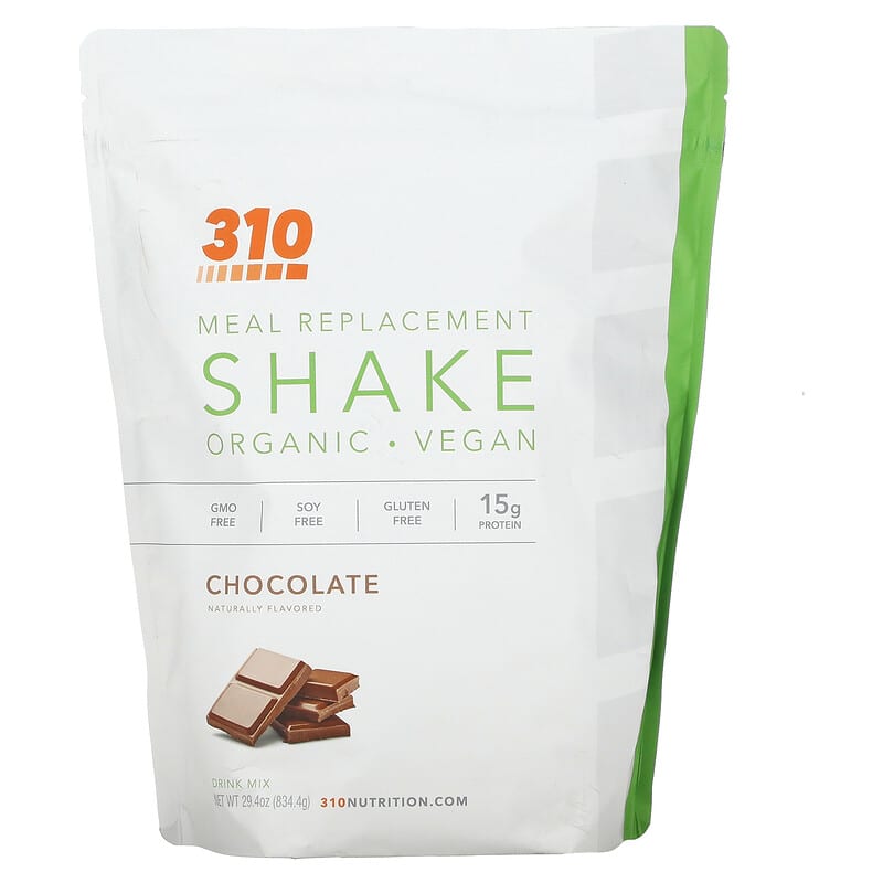 310 Nutrition Meal Replacement Shake Chocolate 29.4 oz (834.4 g) 8 Thực phẩm chức năng 310 Nutrition Meal Replacement Shake Chocolate 29.4 oz (834.4 g) 810018830434